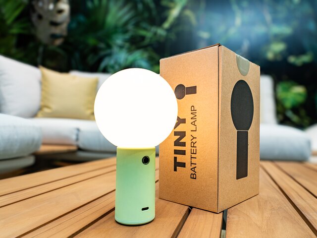 HELL Akku-Tischleuchte TINY 50460 mintgrün 97339 2