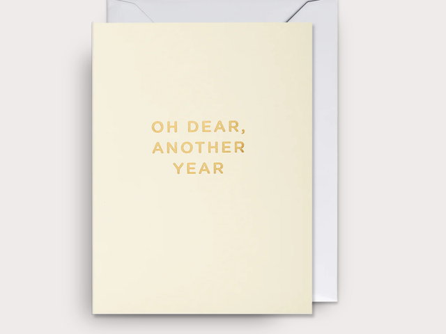 Klang und Kleid Grußkarte creme 'Another Year' 66530 1