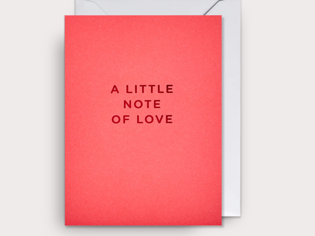 Klang und Kleid Grußkarte pink 'Note of Love' 66530 Klang und Kleid Grußkarte pink 'Note of Love' 66530