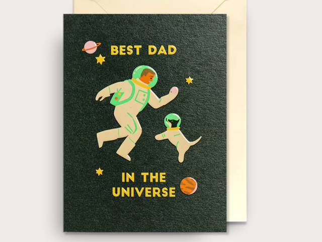Klang und Kleid Grußkarte schwarz 'Best Dad' 66530 Klang und Kleid Grußkarte schwarz 'Best Dad' 66530