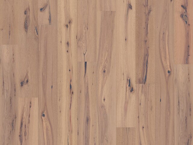 Landhausdiele Eiche / Rustikal Objekt / weiß geölt / gebürstet 75632 1