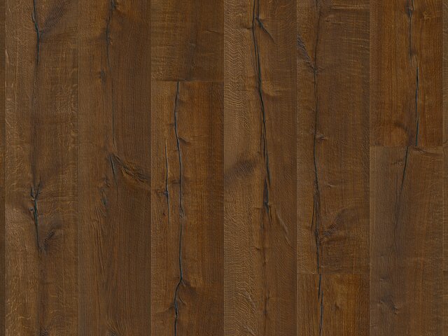 XXL Chaletdiele Eiche / Rustikal kernrissig / dunkel geräuchert geölt / Naturgetrocknet - tiefgeb 75634 1