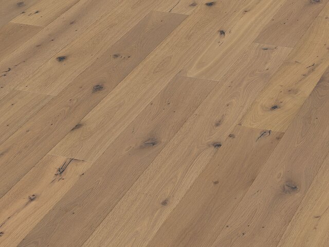 Landhausdiele Eiche / Rustikal / geräuchert weiß geölt / gebürstet 75839 2