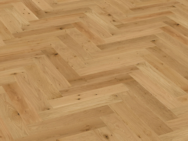 Fischgrät / Eiche /astig /gebürstet & natur geölt 76544 2