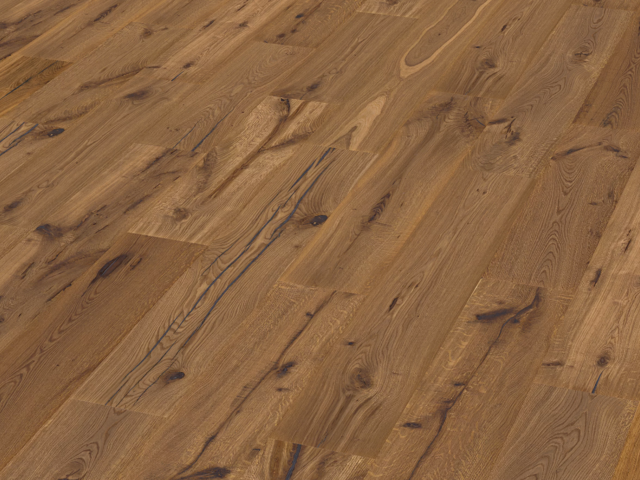 Landhausdiele / Altholz Eiche / markant /orginal gealtert / geräuchert geölt 76549 2