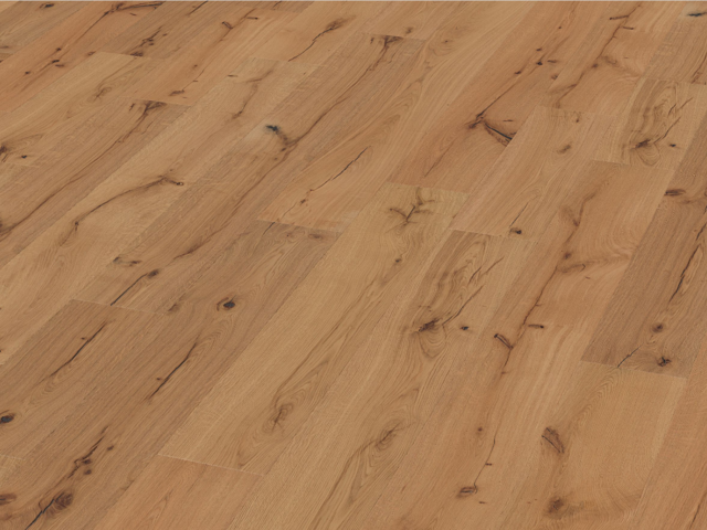 Landhausdiele / Altholz Eiche / markant /orginal gealtert / leicht weiss geölt 76551 2