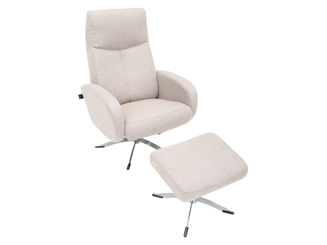 Knudsen Fernsehsessel Harlem hellgrau 41589 1