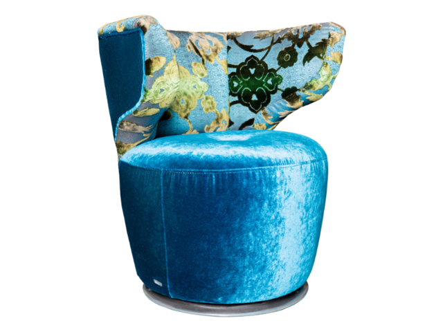 Bretz Drehsessel CROISSANT A113 enzianblau 96443 1