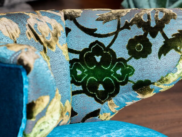 Bretz Drehsessel CROISSANT A113 enzianblau 96443 5