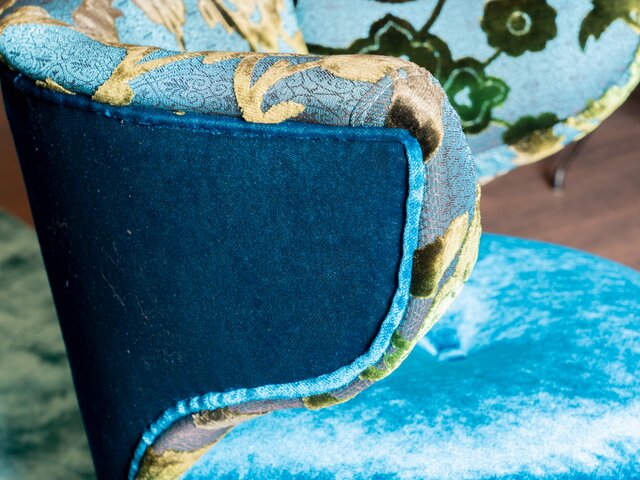 Bretz Drehsessel CROISSANT A113 enzianblau 96443 6