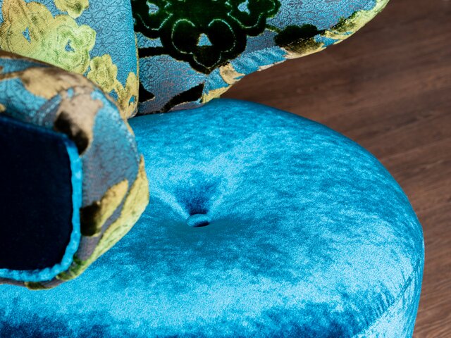 Bretz Drehsessel CROISSANT A113 enzianblau 96443 7