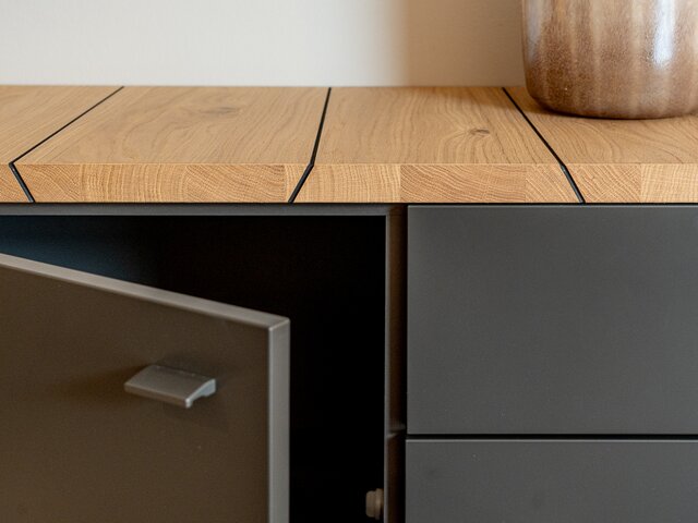 Interliving Schlafzimmer-Set IL 1030  Wildeiche schiefer 73805 7