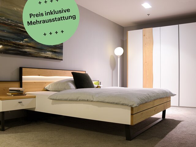 Interliving Schlafzimmer IL 1031 polarweiß / Wildeiche 71275 1