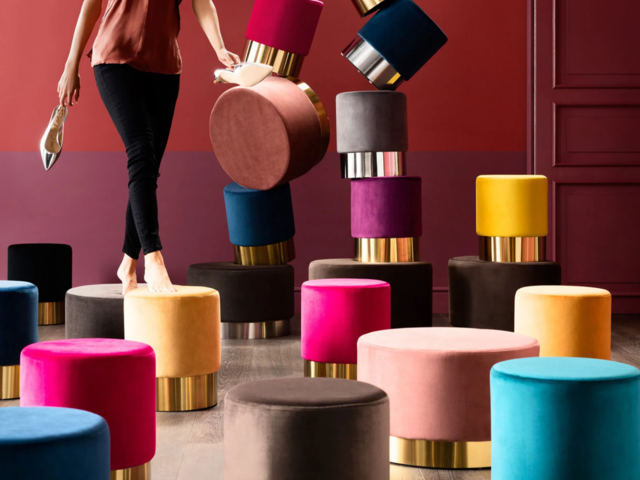 Kare Hocker Cherry 86350 Mr. Dog Brass 64362 3