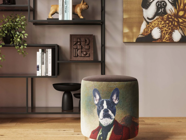 Kare Hocker Cherry 86350 Mr. Dog Brass 64362 2