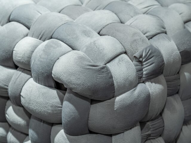 Gutmann Hocker Weavy grau 69875 5