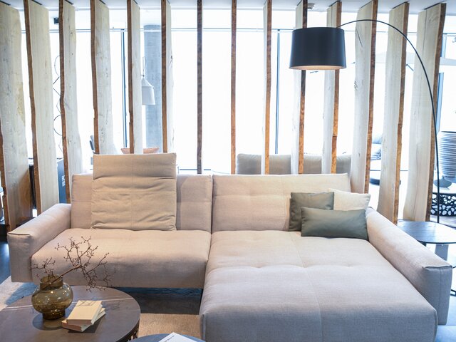 Rolf Benz Sitzgarnitur 50 Lounge silbergrau 72329