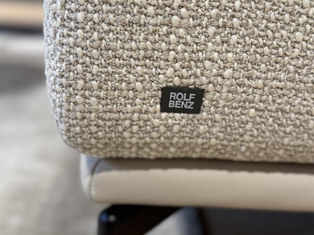 Rolf Benz Garnitur JAZ 524 cremeweiß/kieselgrau 72334 4