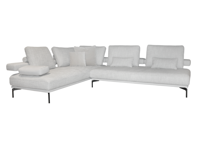 Rolf Benz Garnitur JAZ 524 cremeweiß/kieselgrau 72334 1