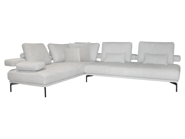 Rolf Benz Garnitur JAZ 524 cremeweiß/kieselgrau 72334 1