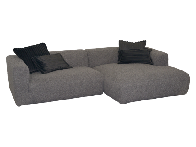 Gutmann Garnitur Aversa mit Ottomane grau 69857 2