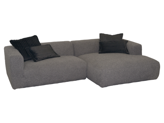 Gutmann Garnitur Aversa mit Ottomane grau 69857 2