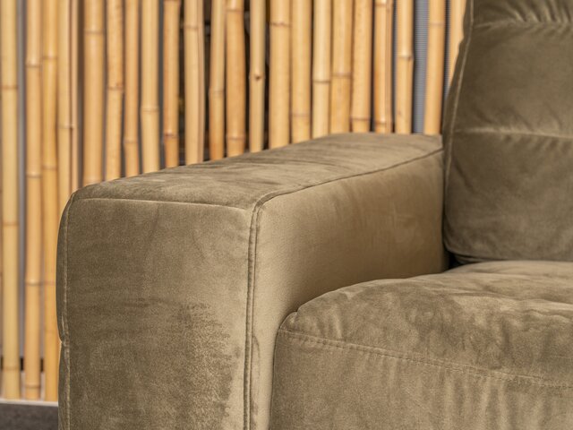 Sofakultur Sitzgarnitur SK-703 velvet oliv 73867 7