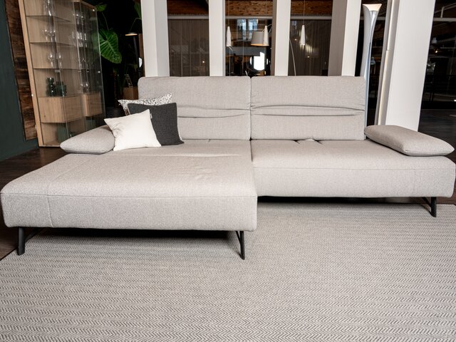 Himolla Sitzgarnitur 1357 SIGNA GARNITUR hellgrau 71030 2