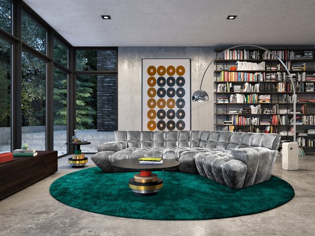 Bretz Garnitur CLOUD7 silberschimmer 96445 2