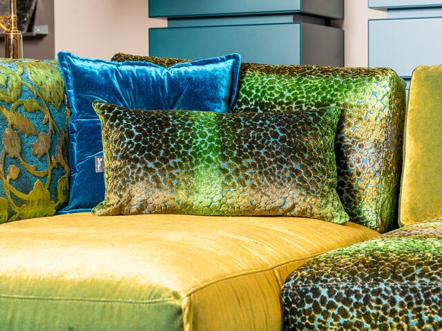 Bretz Garnitur NAPALI enzianblau/midsummer oliv 96441 12