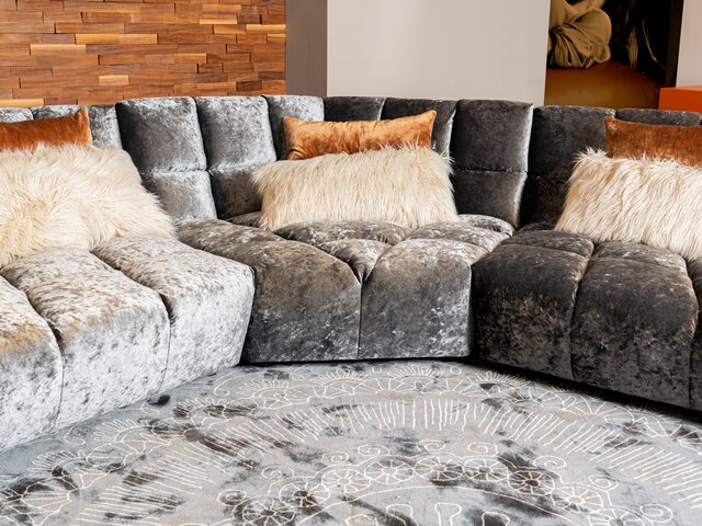 Bretz Garnitur CLOUD7 silberschimmer 96445 7