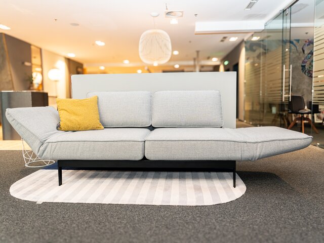 Rolf Benz Sofa 386 MERA signalgrau 72654 3
