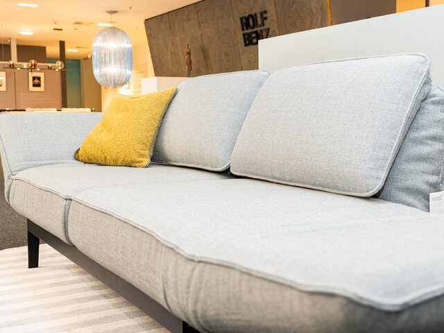 Rolf Benz Sofa 386 MERA signalgrau 72654 4