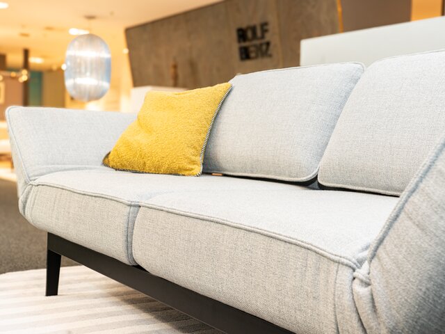 Rolf Benz Sofa 386 MERA signalgrau 72654 5