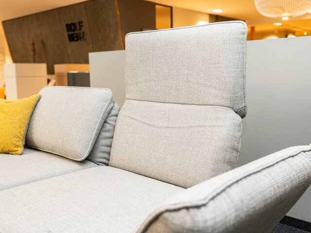 Rolf Benz Sofa 386 MERA signalgrau 72654 6
