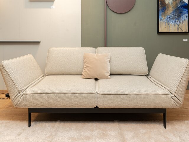 Rolf Benz Sofa 386 MERA graubeige 72657 2