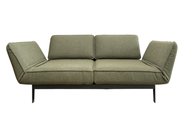 Rolf Benz Sofa 386 MERA grüngrau 74039 1