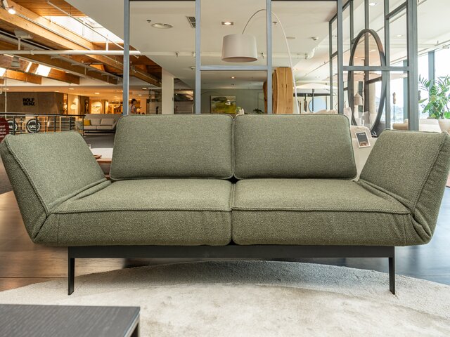 Rolf Benz Sofa 386 MERA grüngrau 74039 2