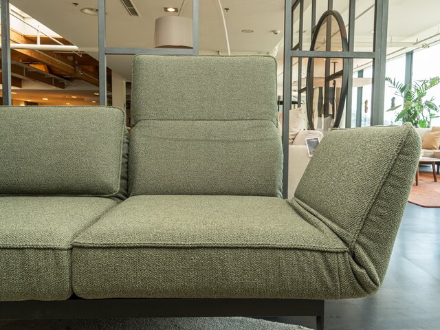 Rolf Benz Sofa 386 MERA grüngrau 74039 7