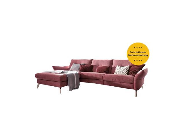 Interliving Sitzgarnitur IL 4400 weinrot 62272 1