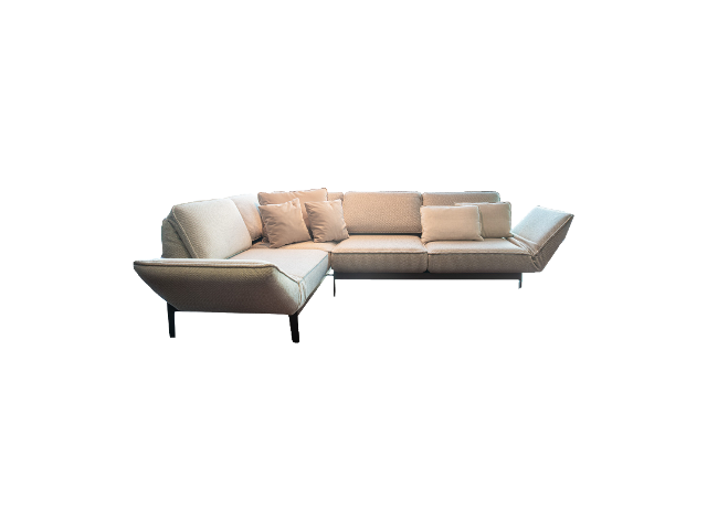Rolf Benz Sofa 386 Mera graubeige 69577
