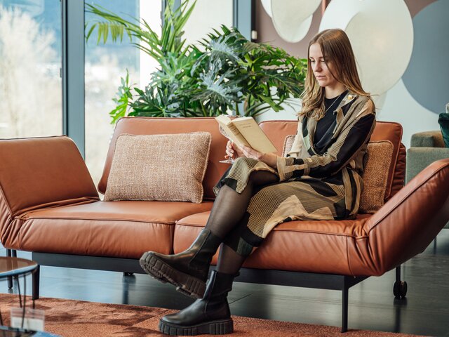 Rolf Benz Sofabank Mera kupferbraun 69579 3