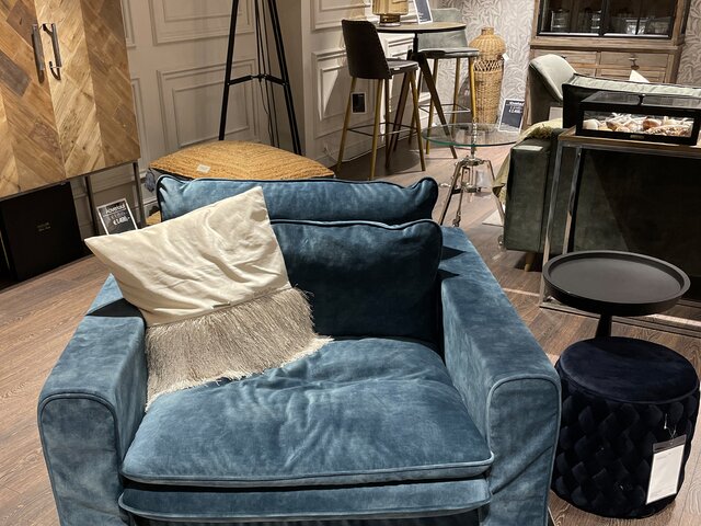 Riviera Maison LoveSeat Continental petrol 57918 2