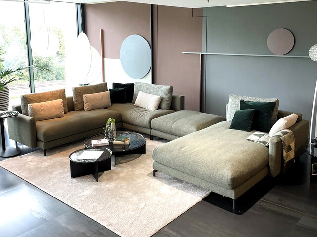 Rolf Benz Garnitur Nuvola grüngrau 69679 2