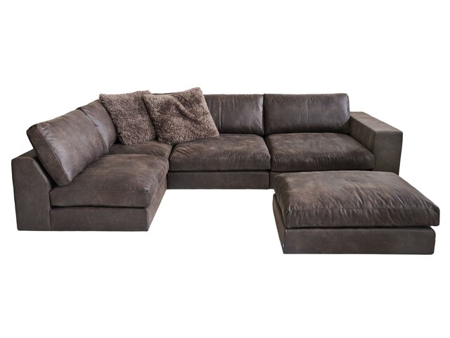 Tommy-m Leder-Ecksofa Artos darkbrown 70831 4 Tommy-m Leder-Ecksofa Artos darkbrown 70831 4