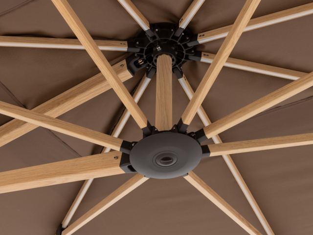 Doppler Pendelschirm ALU WOOD XL Ultra Esche 69953 6