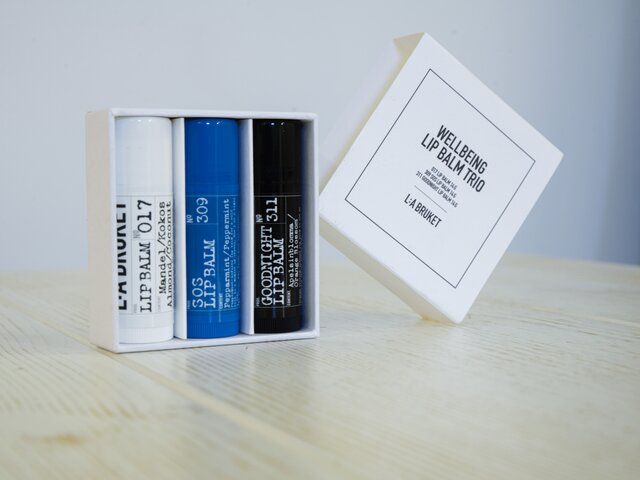 L:A Bruket Wellbeeing Lip Balm Trio 72364 4