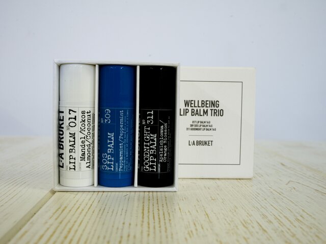 L:A Bruket Wellbeeing Lip Balm Trio 72364 2