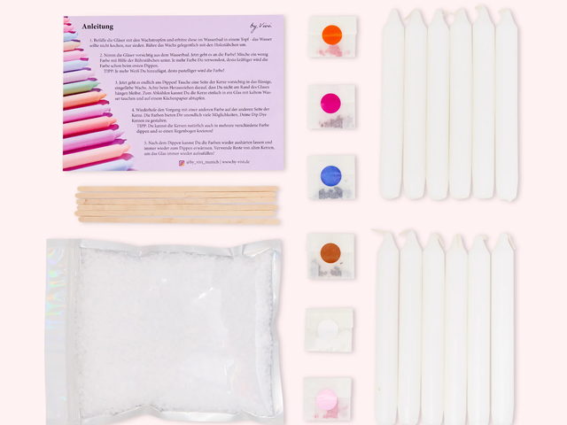 by Vivi DIY Kerzen-Set Pastell Edition 70891 2