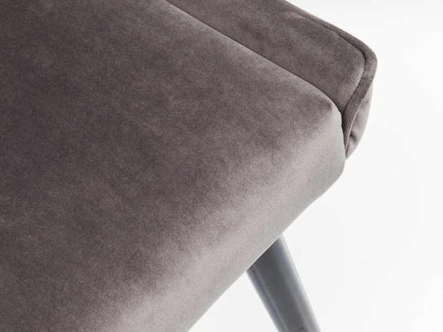 Kare Stuhl Black Marshall velvet grau 37778 4